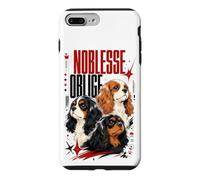 Custodia per iPhone 7 Plus/8 Plus Cavalier King Charles Spaniel Noblesse Oblige