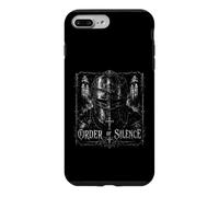 Custodia per iPhone 7 Plus/8 Plus Cavaliere medievale gotico scuro dell'ordine del silenzio