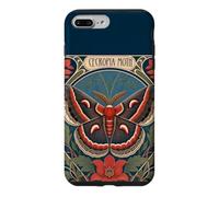Custodia per iPhone 7 Plus/8 Plus Cecropia Moth Magnifico Insetto Art Nouveau