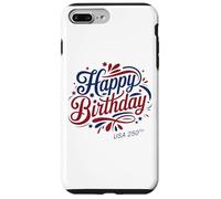 Custodia per iPhone 7 Plus/8 Plus Celebrating 250 Years of Freedom United States