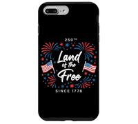 Custodia per iPhone 7 Plus/8 Plus Celebrating 250 Years of Freedom - United States Since 1776