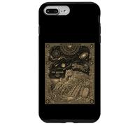Custodia per iPhone 7 Plus/8 Plus Celeste Jaguar Costellazione Tarocchi Carta Luna Giungla