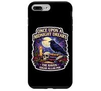 Custodia per iPhone 7 Plus/8 Plus C'era una volta una mezzanotte Dreary The Raven Edgar Allan Poe Fan