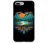 Custodia per iPhone 7 Plus/8 Plus Cercate il Signore e la Sua Forza 1 Cronache 16:11 Christian