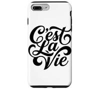 Custodia per iPhone 7 Plus/8 Plus C'est La Vie - Citazione in francese con scritta in inglese "That's Life"