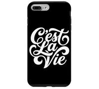 Custodia per iPhone 7 Plus/8 Plus C'est La Vie - Script di filosofia della vita con citazione francese