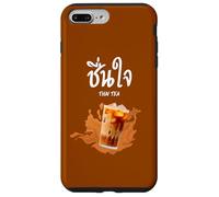 Custodia per iPhone 7 Plus/8 Plus Cha Thai Divertente Thailandia Bere Cibo Latte Tè Boba Amanti