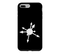 Custodia per iPhone 7 Plus/8 Plus Chaos Star Sigillo Simbolo Occulto Magia Distressed Chaos Magick