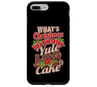 Custodia per iPhone 7 Plus/8 Plus Che cosa è Natale Senza Yule Log Torta di Natale