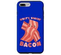 Custodia per iPhone 7 Plus/8 Plus Che cosa è Shakin' Bacon Funny Pun Cartoon Food