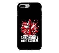 Custodia per iPhone 7 Plus/8 Plus Chess Player Checkmate Your Excuses Motivational