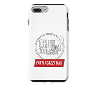 Custodia per iPhone 7 Plus/8 Plus Chi te l'ha chiesto? Fatti i c... tuoi! Asociale divertente