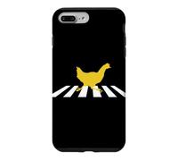 Custodia per iPhone 7 Plus/8 Plus Chicken Crosses Road Crosswalk Silhouette Graphic T-Shirt