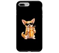 Custodia per iPhone 7 Plus/8 Plus Chihuahua Lovers Ice Coffee Design divertente Chihuahua