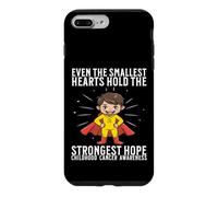 Custodia per iPhone 7 Plus/8 Plus Childhood Cancer Awareness Kids Childhood Cancer Warrior
