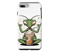 Custodia per iPhone 7 Plus/8 Plus Chill Praying Mantis Coffee Bug Insect Lover
