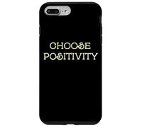 Custodia per iPhone 7 Plus/8 Plus Choose Positivity Joy and Happiness Motivation Design