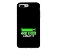 Custodia per iPhone 7 Plus/8 Plus Christian Gamer Modalità Dio Attivato XP Fede