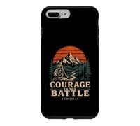 Custodia per iPhone 7 Plus/8 Plus Christian Knight Coraggio nella battaglia 2 Timoteo 1 7