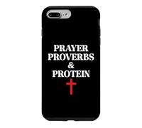 Custodia per iPhone 7 Plus/8 Plus Christian Prayer Proverbs Protein Shakes Jesus Weights Faith