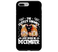Custodia per iPhone 7 Plus/8 Plus Christmas Gingerbread Birthday Gnomes Xmas Born In December