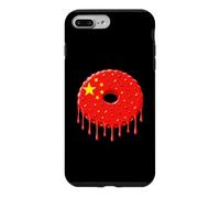 Custodia per iPhone 7 Plus/8 Plus Ciambella Ciambella Bandiera Cinese China Pride Love Graffiti Drip