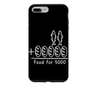 Custodia per iPhone 7 Plus/8 Plus Cibo Per 5000 Bibbia Cristiana 2 Pesce 5 Pagnotte Di Pane