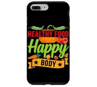 Custodia per iPhone 7 Plus/8 Plus Cibo sano Corpo felice