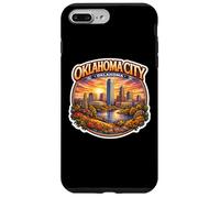 Custodia per iPhone 7 Plus/8 Plus Cimeli d'epoca della capitale dello stato di Oklahoma City Souvenir OKC
