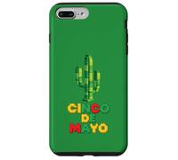 Custodia per iPhone 7 Plus/8 Plus Cinco De Mayo Mexican Fiesta Mexico Cactus Costruttore di mattoni
