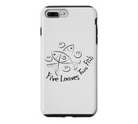 Custodia per iPhone 7 Plus/8 Plus Cinque pagnotte due pesci | John 6 Fede Tattoo Christian