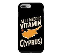 Custodia per iPhone 7 Plus/8 Plus Cipro All I Need Is Vitamin Cyprus Bandiera L'isola di Cipro