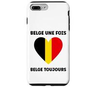 Custodia per iPhone 7 Plus/8 Plus Citation Frites Drapeau Belgique une fois humour Belge