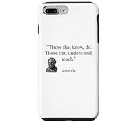 Custodia per iPhone 7 Plus/8 Plus Citazione di Aristotele Quelli che sanno lo fanno