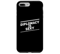 Custodia per iPhone 7 Plus/8 Plus Citazione di I Hate War Dire no alla guerra contro la guerra La diplomazia è sexy