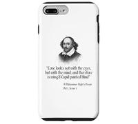 Custodia per iPhone 7 Plus/8 Plus Citazione di Shakespeare - L'amore non sembra con gli occhi