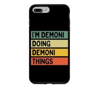 Custodia per iPhone 7 Plus/8 Plus Citazione personalizzata divertente I'm Demoni Doing Demoni Things