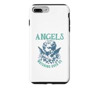 Custodia per iPhone 7 Plus/8 Plus Citazione protettiva spirituale degli angeli che guardano sopra di noi