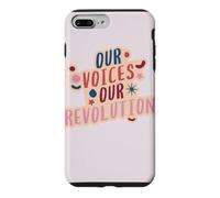 Custodia per iPhone 7 Plus/8 Plus Citazione retrò attivista per l'uguaglianza di voci