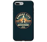 Custodia per iPhone 7 Plus/8 Plus Città delle fontane | Vintage Kansas City Missouri