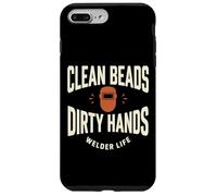 Custodia per iPhone 7 Plus/8 Plus Clean Beads Dirty Hands Welder Life Design Saldatore