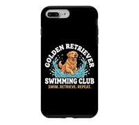Custodia per iPhone 7 Plus/8 Plus Club Nuoto Golden Retriever