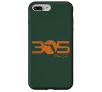 Custodia per iPhone 7 Plus/8 Plus Codice Area 305 Miami Dade Florida Distressed Retro State Gear
