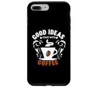 Custodia per iPhone 7 Plus/8 Plus Coffee Lover Good Ideas Start With Coffee Cafeine Baristas
