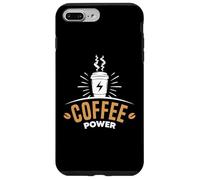 Custodia per iPhone 7 Plus/8 Plus Coffee Powers Funny Cafeine Baristas Coffee Lover