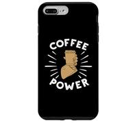 Custodia per iPhone 7 Plus/8 Plus Coffee Powers Funny Cafeine Baristas Coffee Lover