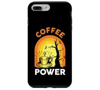 Custodia per iPhone 7 Plus/8 Plus Coffee Powers Funny Cafeine Baristas Coffee Lover Halloween