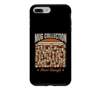 Custodia per iPhone 7 Plus/8 Plus Collezione Never Enough Coffee Cups Lovers