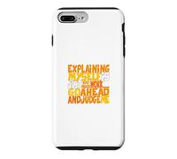 Custodia per iPhone 7 Plus/8 Plus Colore arancione Go Ahead, Judge Me Orange Graphic