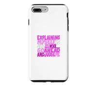 Custodia per iPhone 7 Plus/8 Plus Colore rosa Go Ahead, Judge Me Pink Graphic